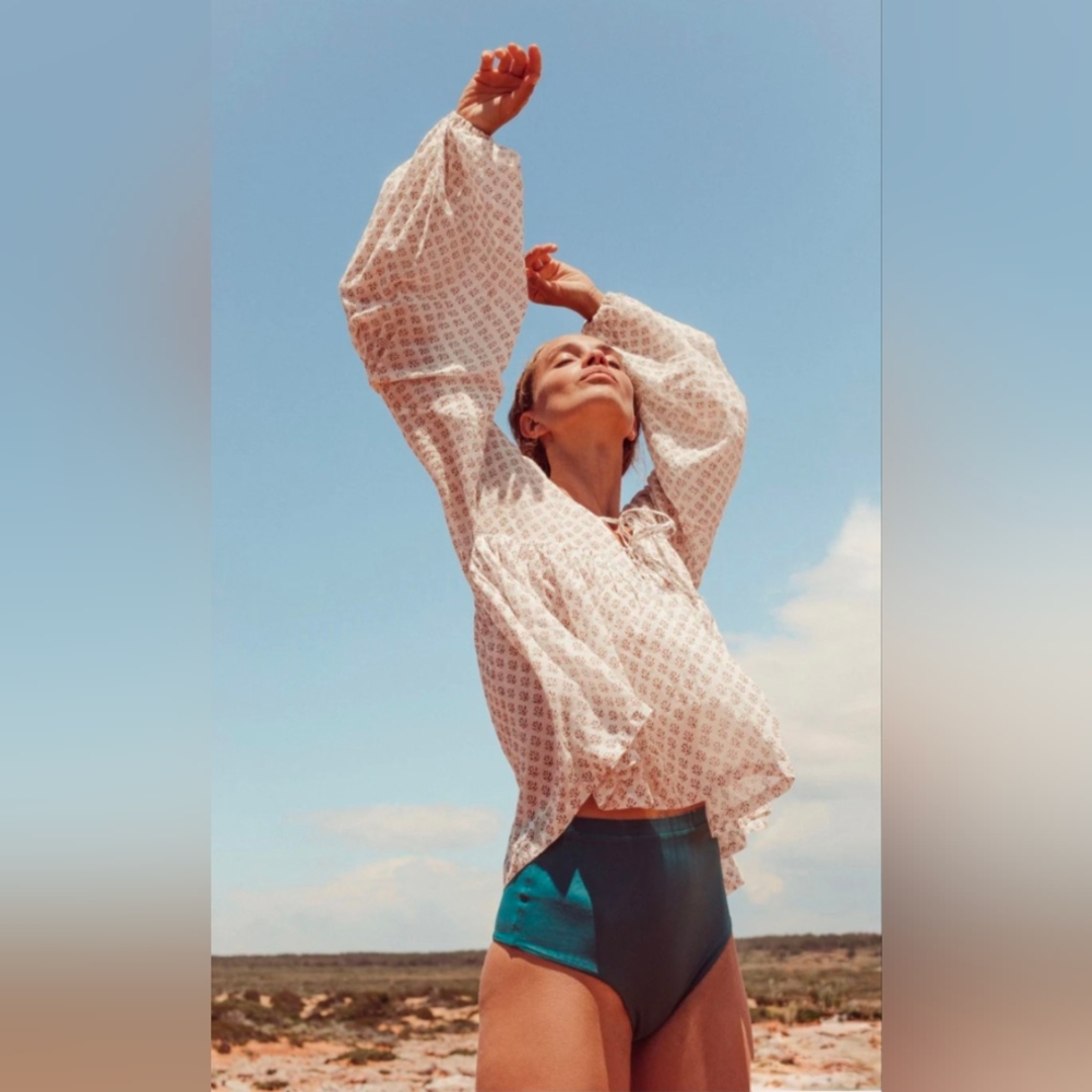 Daughters of India Rashmi Blouse ~ Cinnamon